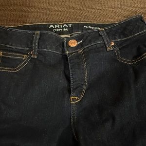 Ariat denim dark blue, skinny jeans. Perfect rise, 30 regular
